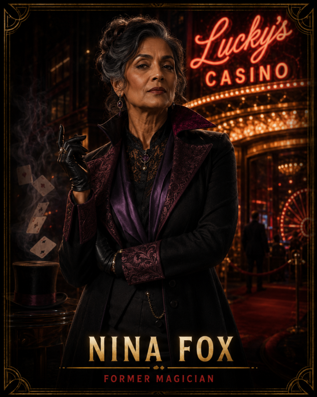 Nina Fox, Former Magician